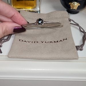 David Yurman chatelaine bracelet with black onyx